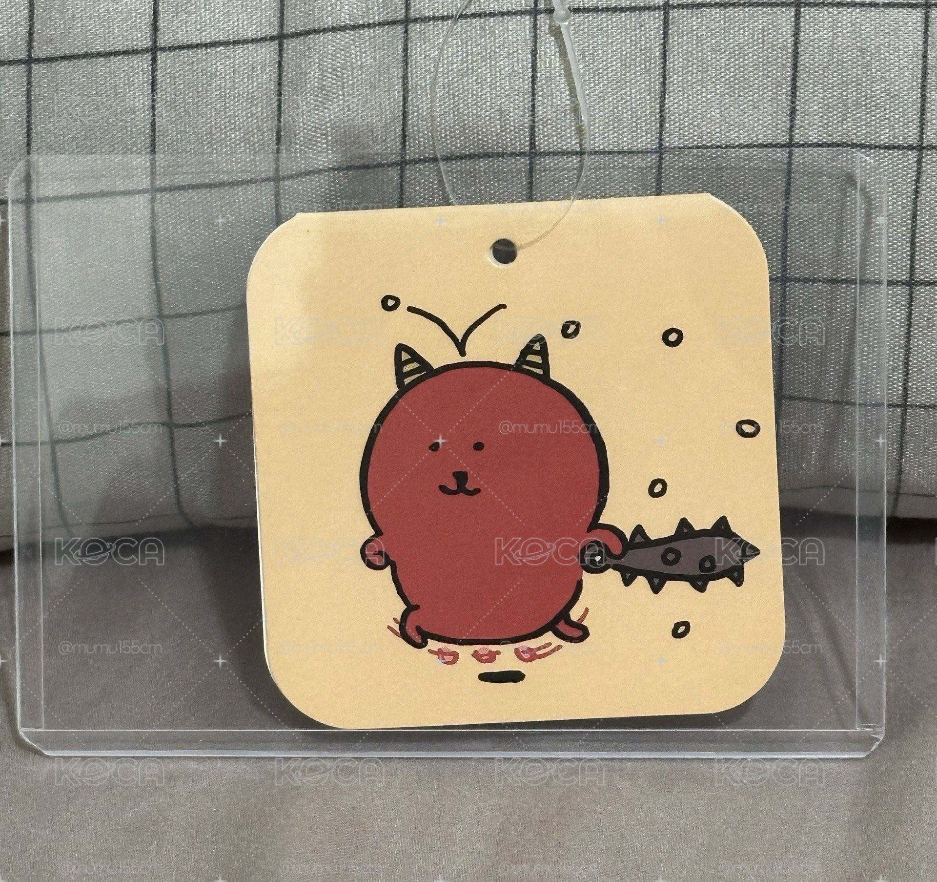 紅鬼熊吊飾娃👹