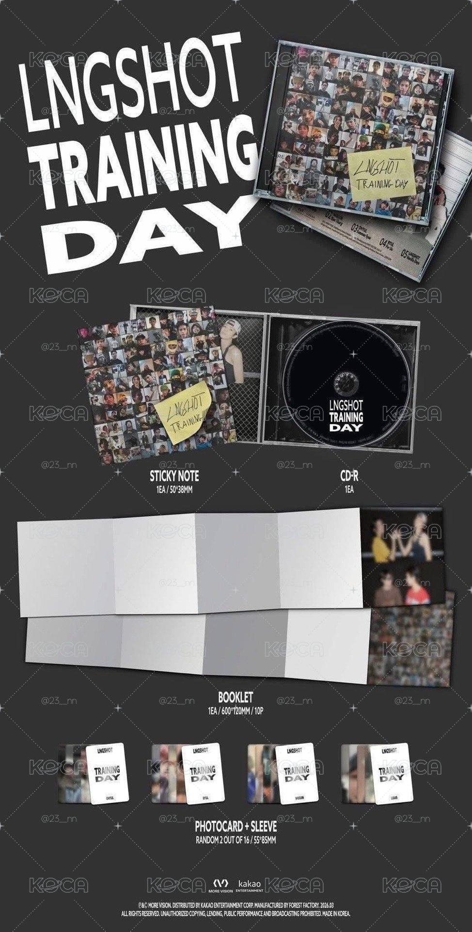 （未拆）Training Day EP CD LNGSHOT Training Day EP