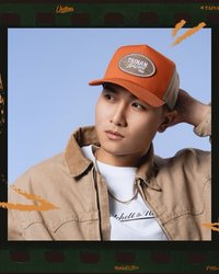 【M&N】圓徽卡車帽 棕橘