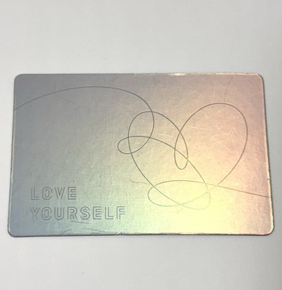 BTS 防彈少年團 Love yourself ly結 團卡