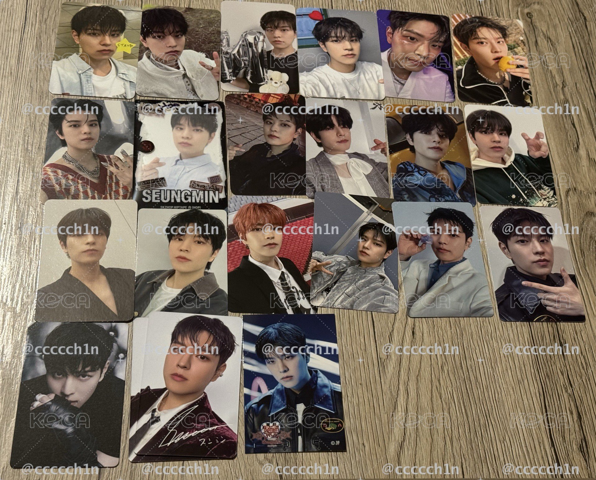 SKZ 金昇玟 特典卡 專輯卡 周邊卡 衣服卡