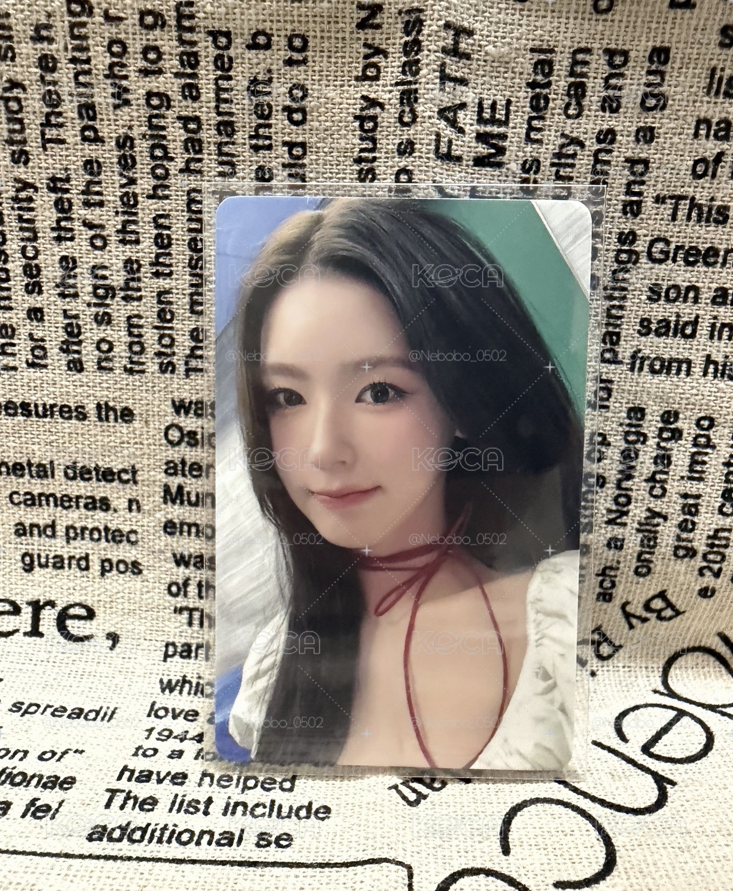 i-dle 薇娟 yzy告白麵 中背