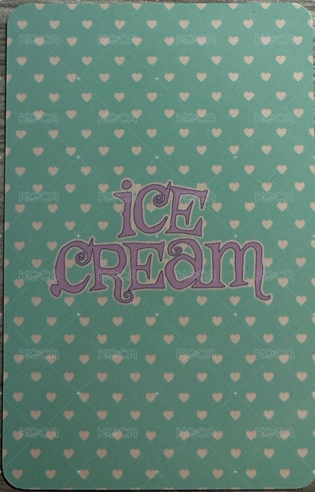 Ice Cream 周邊卡 基本款 短袖上衣 背面