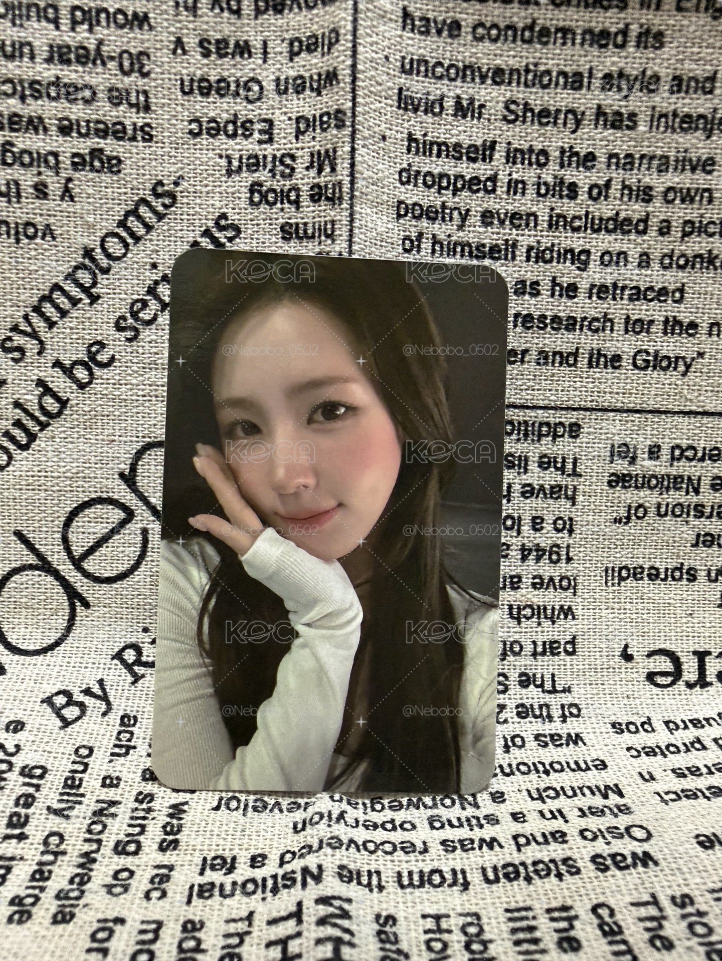 有損 i-dle 薇娟 台灣展覽第一輪入場卡
