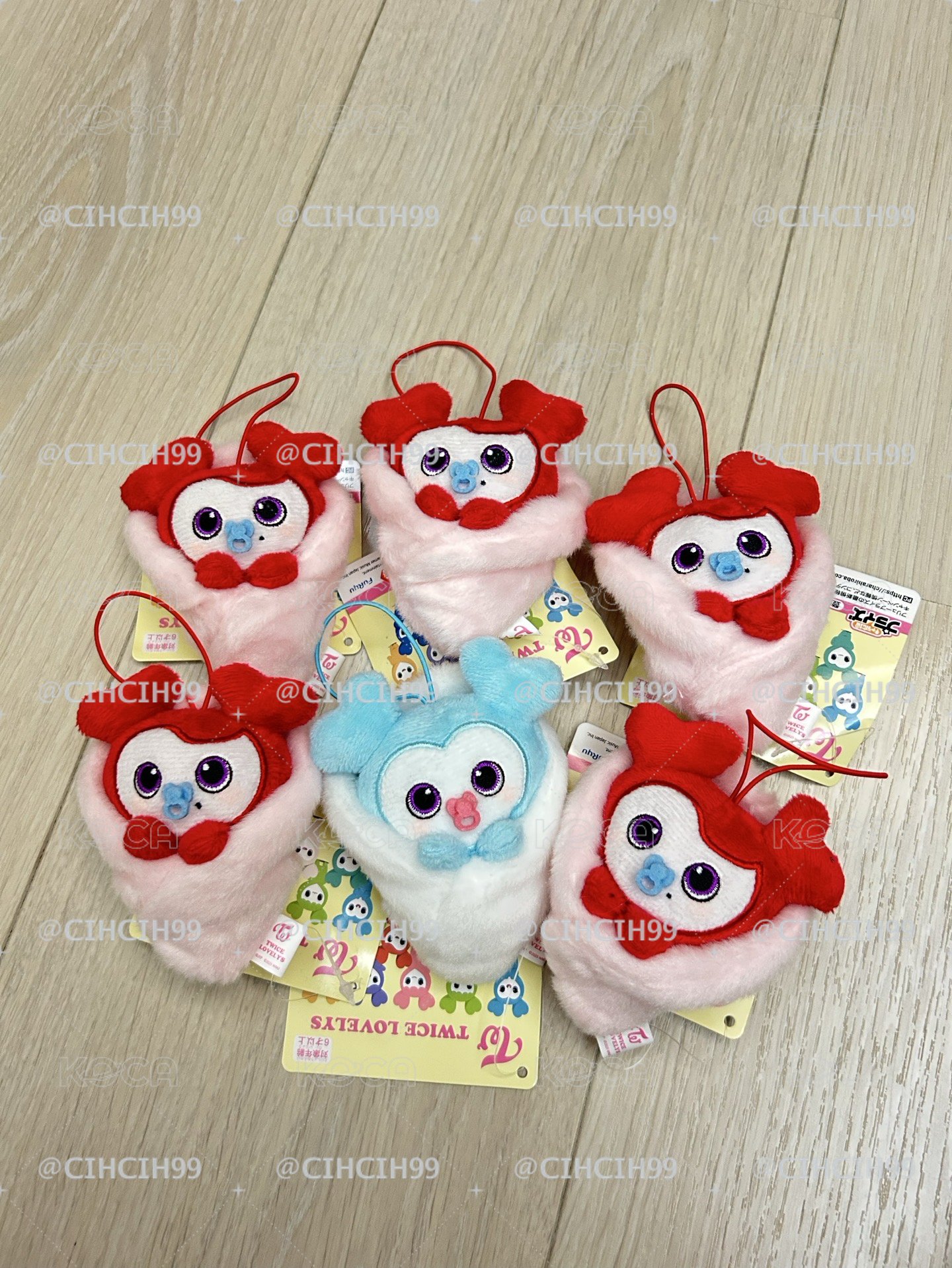 LOVELYS x GiGO 吊娃 娜璉 定延 MOMO Mina 多賢 彩瑛 奶嘴 寶寶娃 襁褓娃