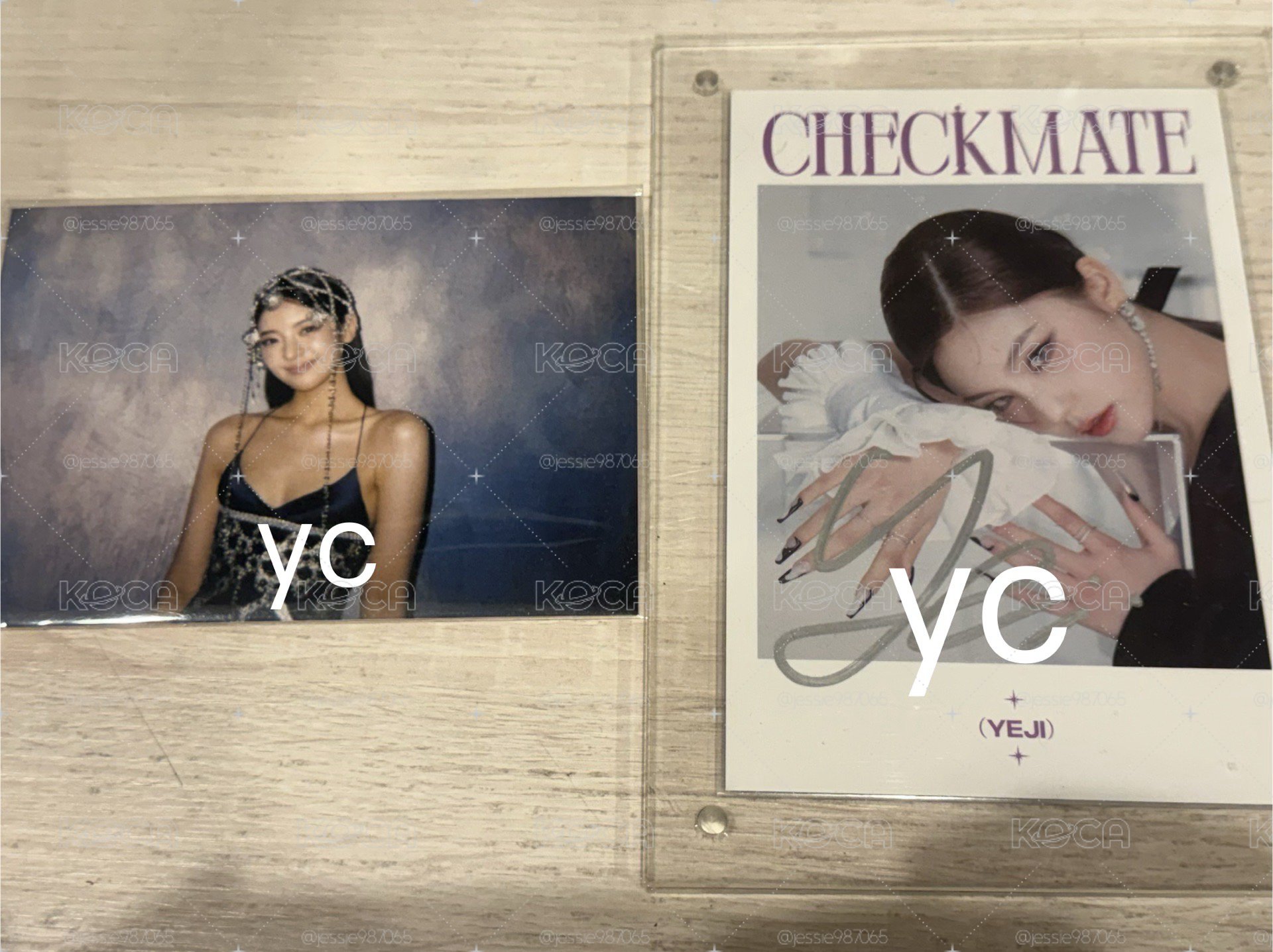 chackmate美網親簽志+楠藝中簽膠片粒