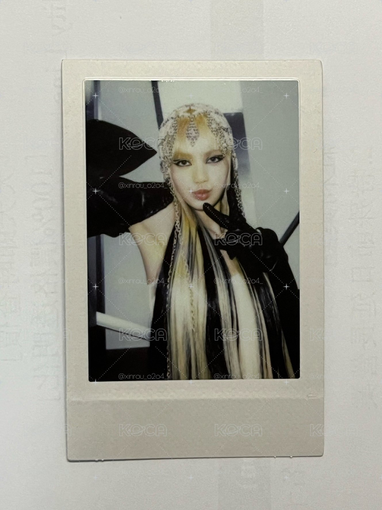 BORN PINK LISA專輯卡 Gray ver.Pola A ver.