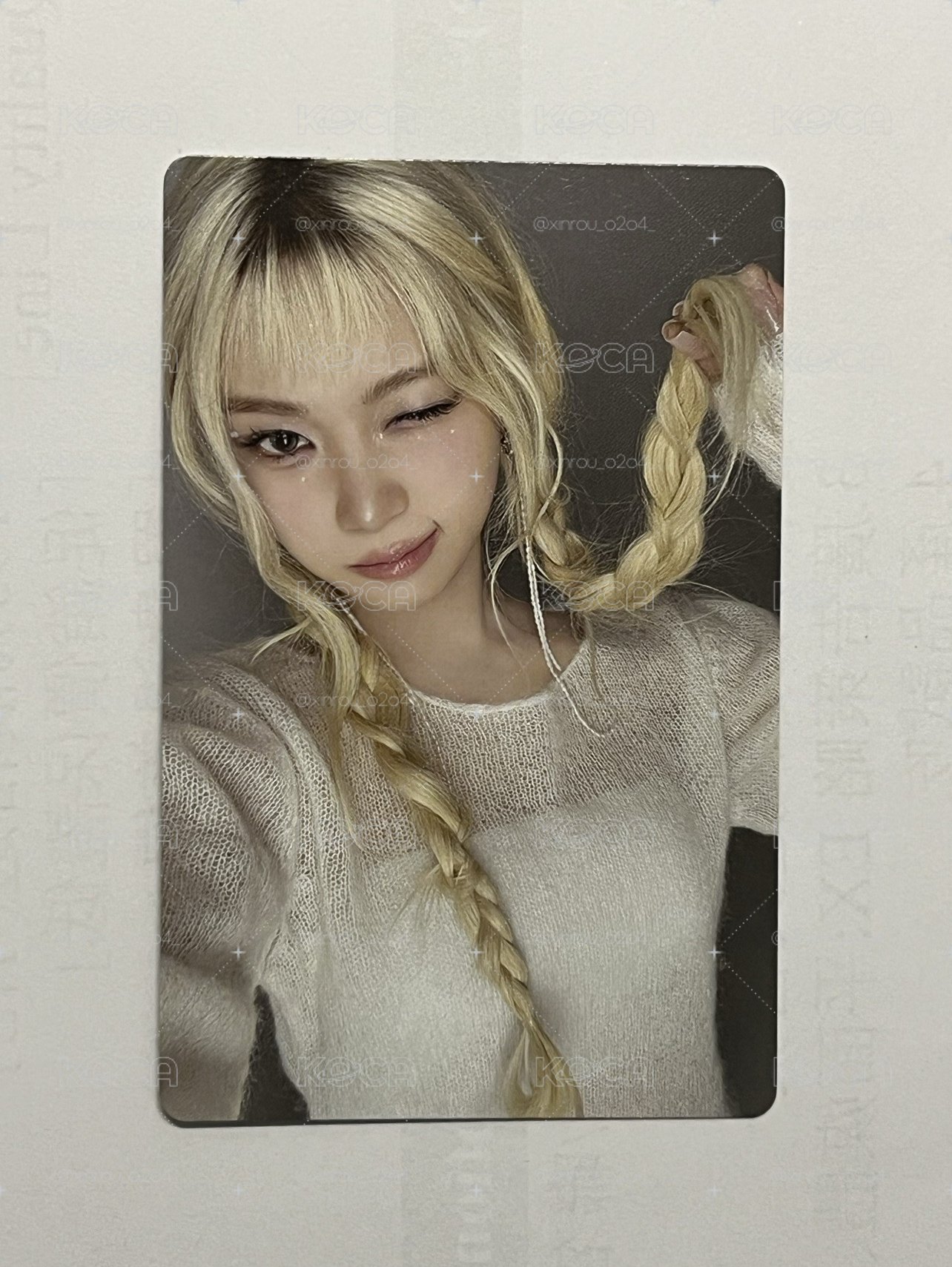 HOT pb CHAEWON專輯卡 vol.3 (bleached aura)