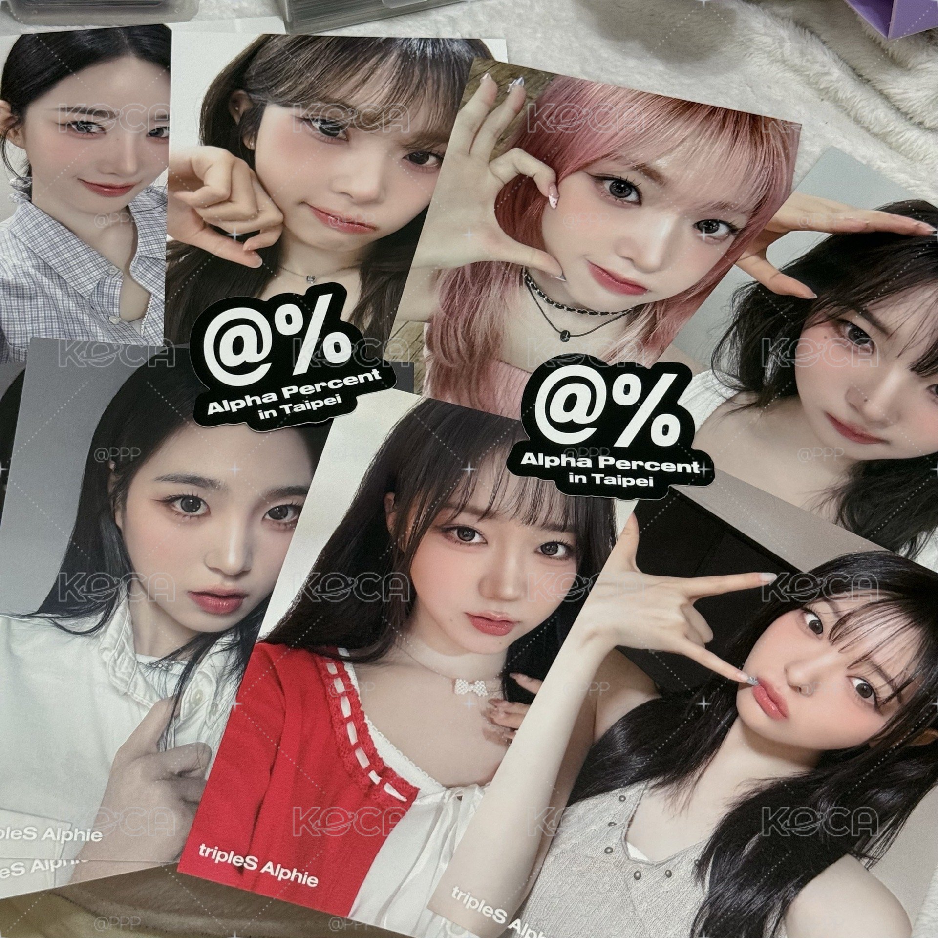 tripleS @%台北演唱會場周明信片