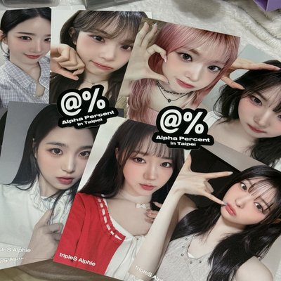 tripleS @%台北演唱會場周明信片