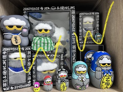 ZO&FRIENDS 吊飾 錢包 gd 大頭零錢包