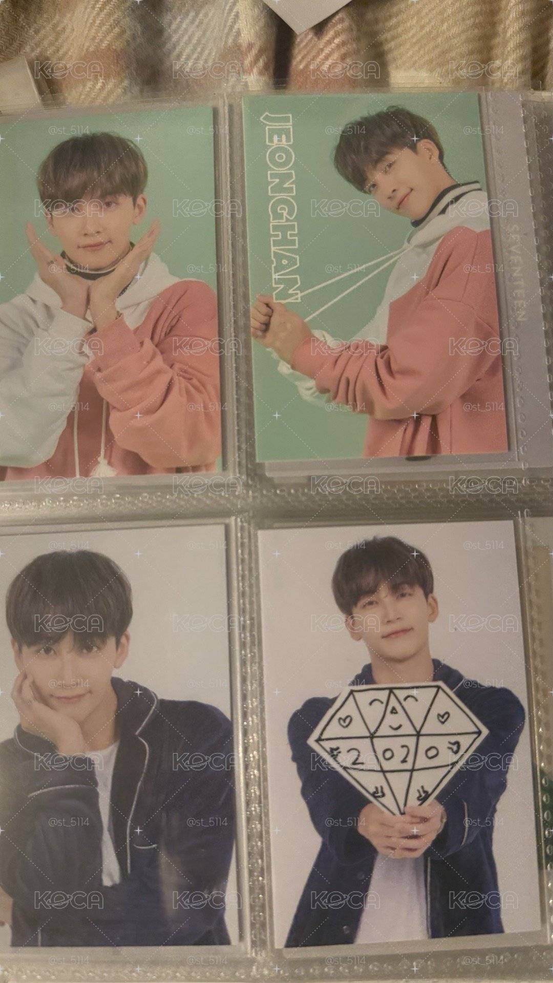 SEVENTEEN 2020克拉島淨漢隨機卡小卡