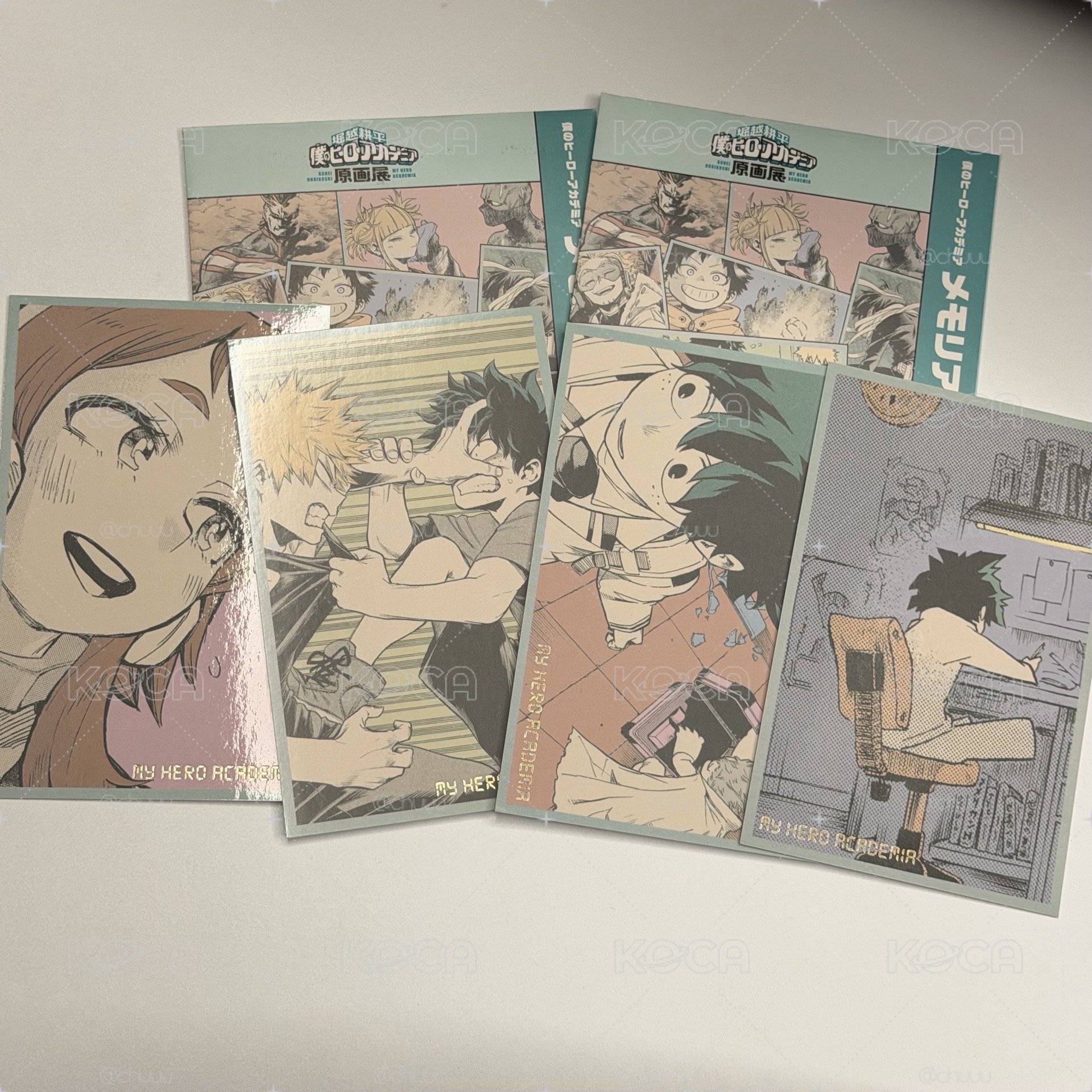 我英 原畫展相卡 綠谷 爆豪 麗日 幼馴染