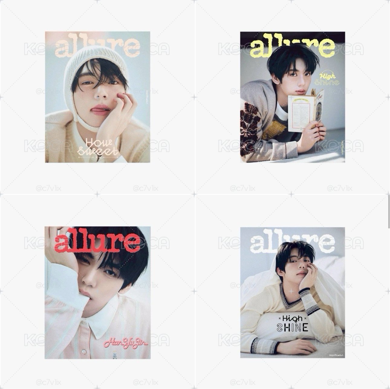 韓維辰allure雜誌全新未拆