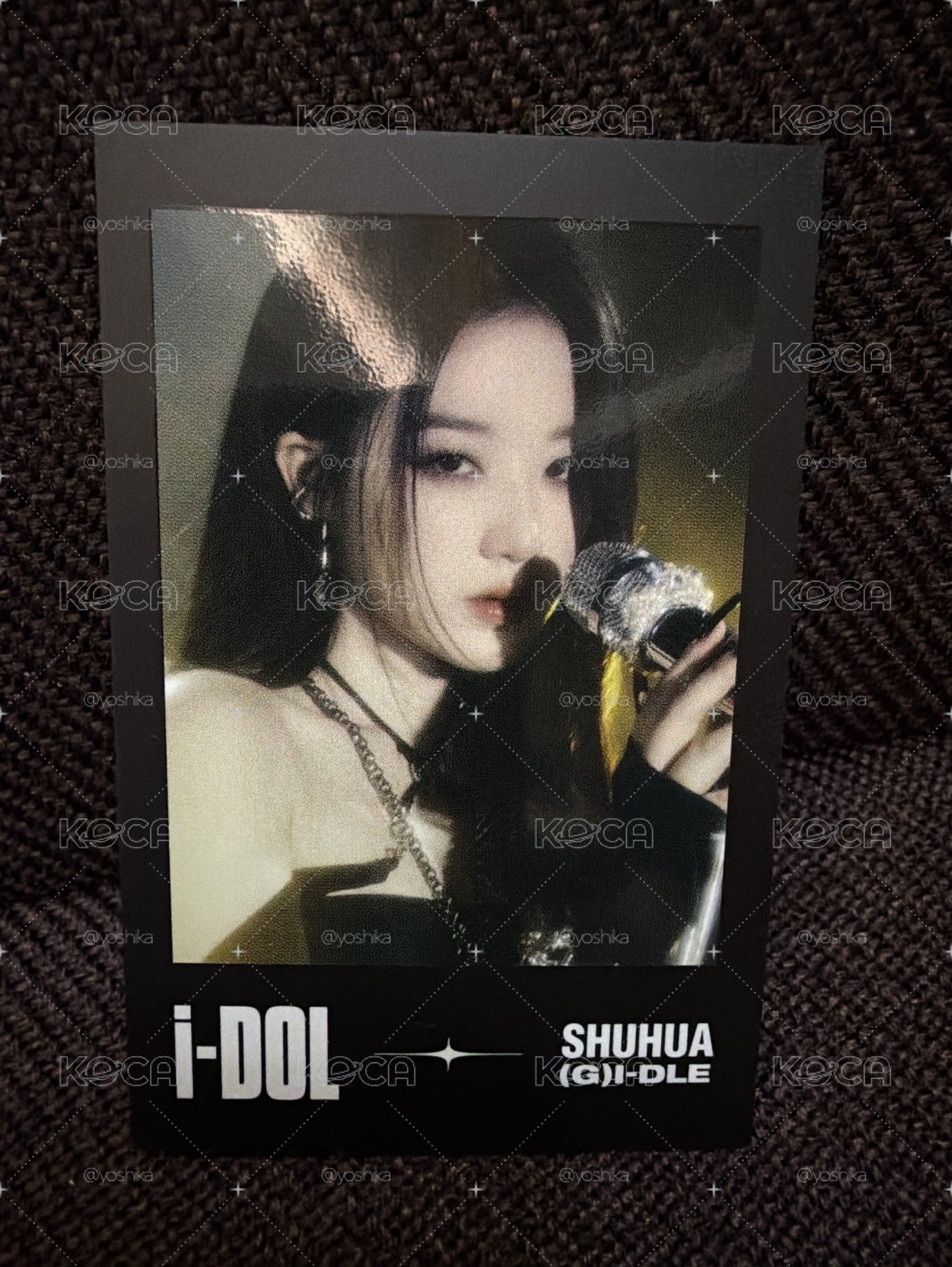 2024年 世巡 刷 舒華 🐺拍立得款 小卡 24’世巡演唱會 iDOL 周邊卡 