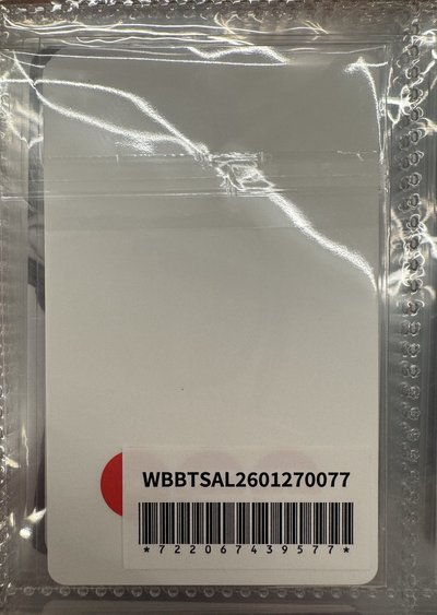 BTS 防彈少年團 金泰亨 V arirang 阿里郎 日咖 幸運卡（全新未拆封）