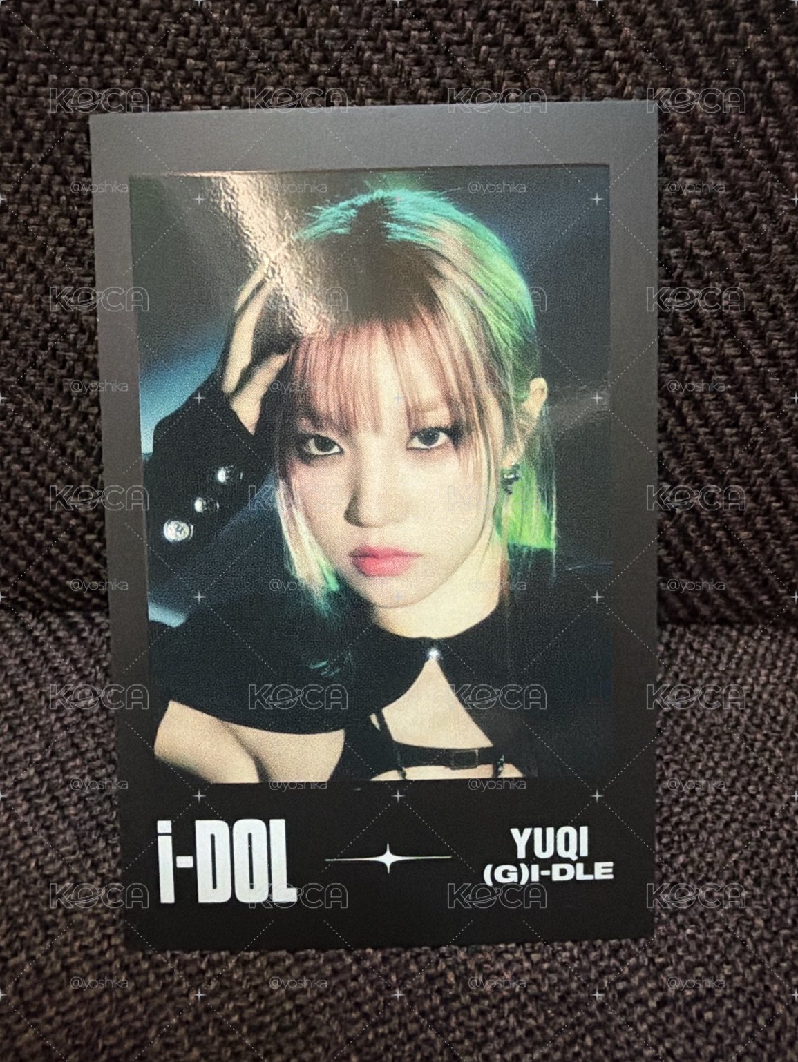 2024 世巡 雨琦 小卡 拍立得 YUQI 24’世巡演唱會 iDOL 周邊卡 