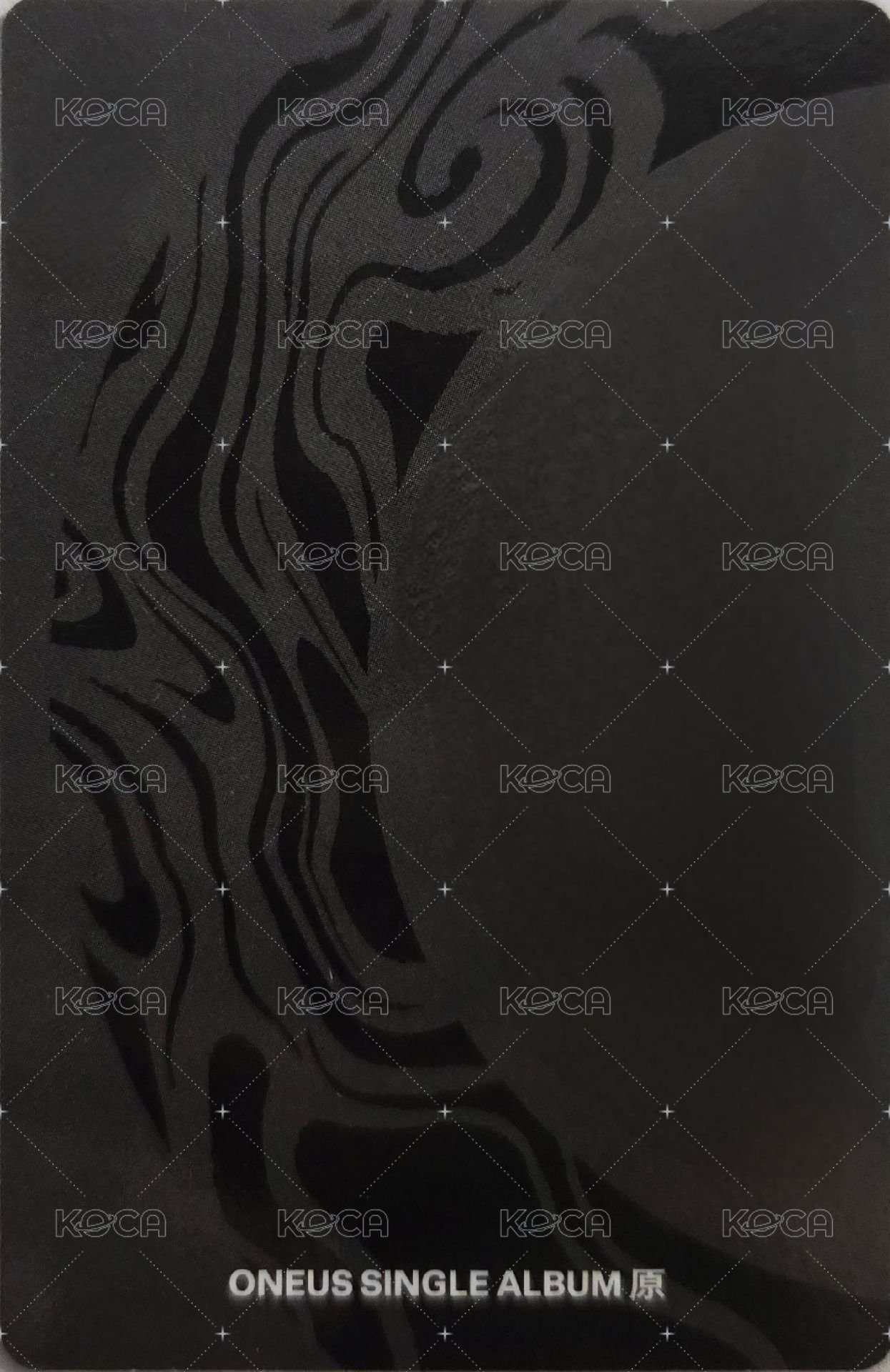 單曲二輯 專輯卡  背面