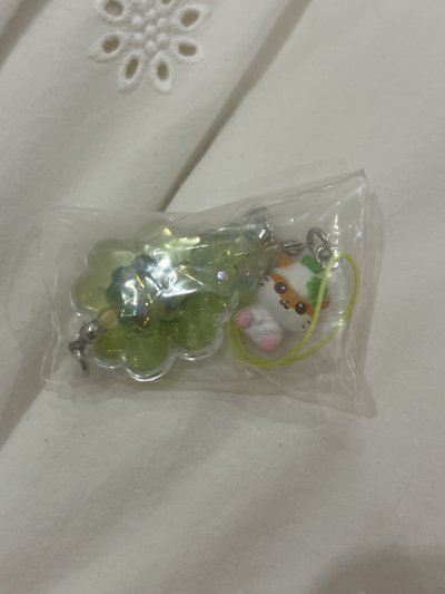 可樂鈴幸運草吊飾