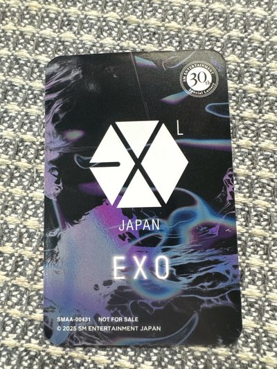 EXO SM30週年紀念 燦烈 小卡（現貨