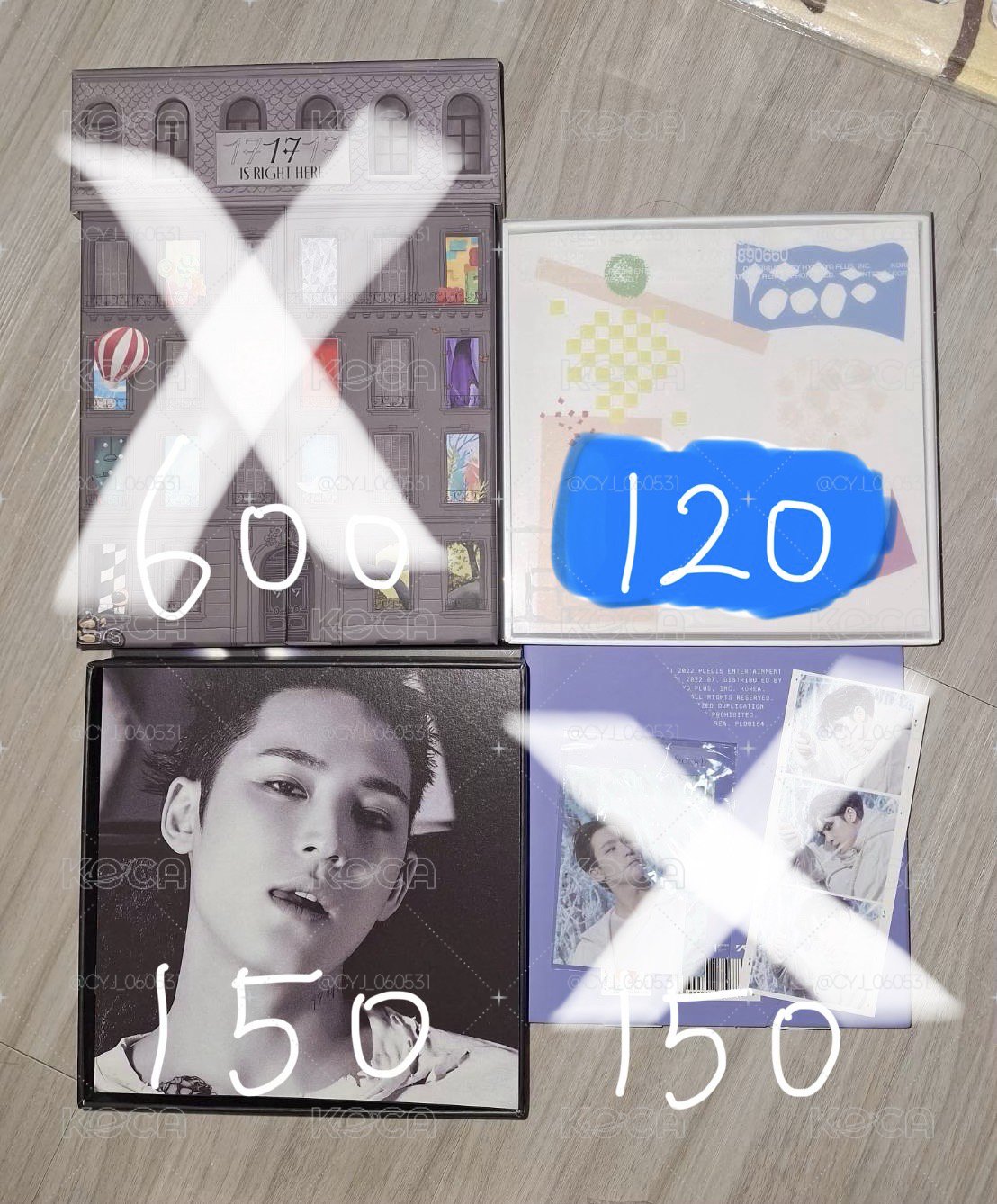 SVT 空專、雜誌、專輯內容物單賣