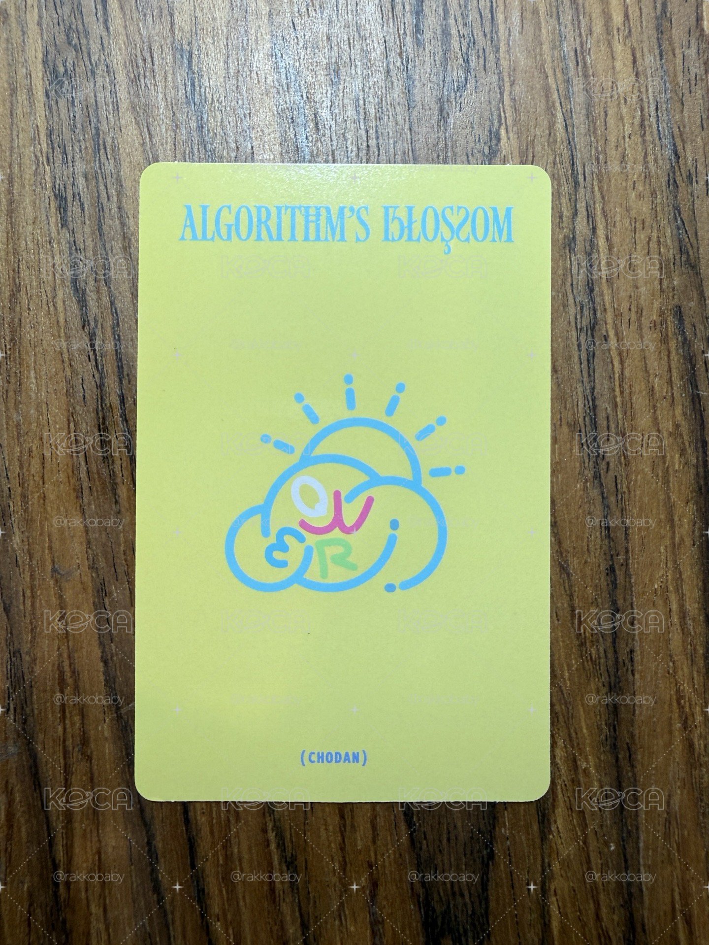 ✴️ 迷二 專輯卡 algorithm Chodan