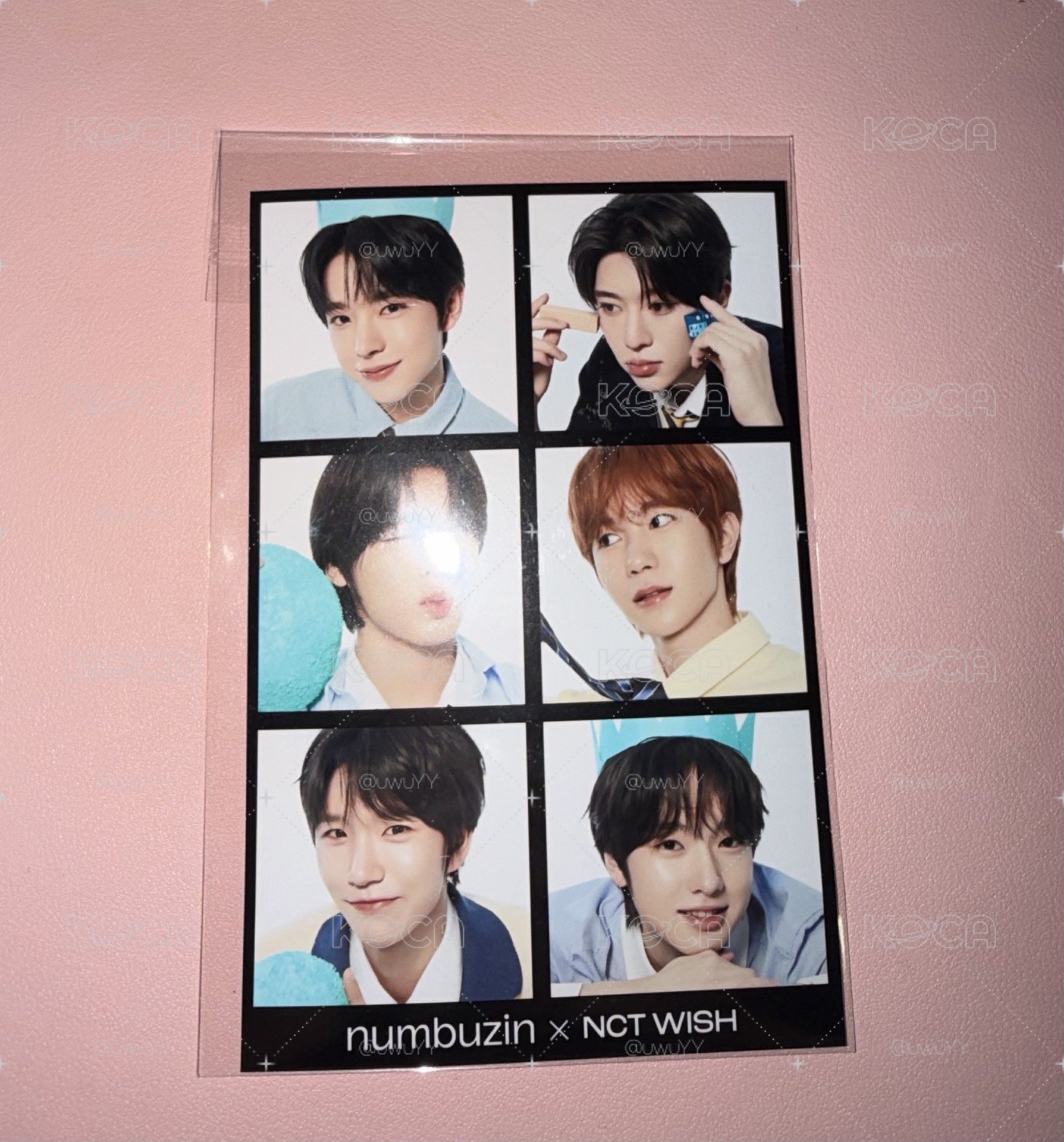 NCT WISH X numbuzin 四格卡