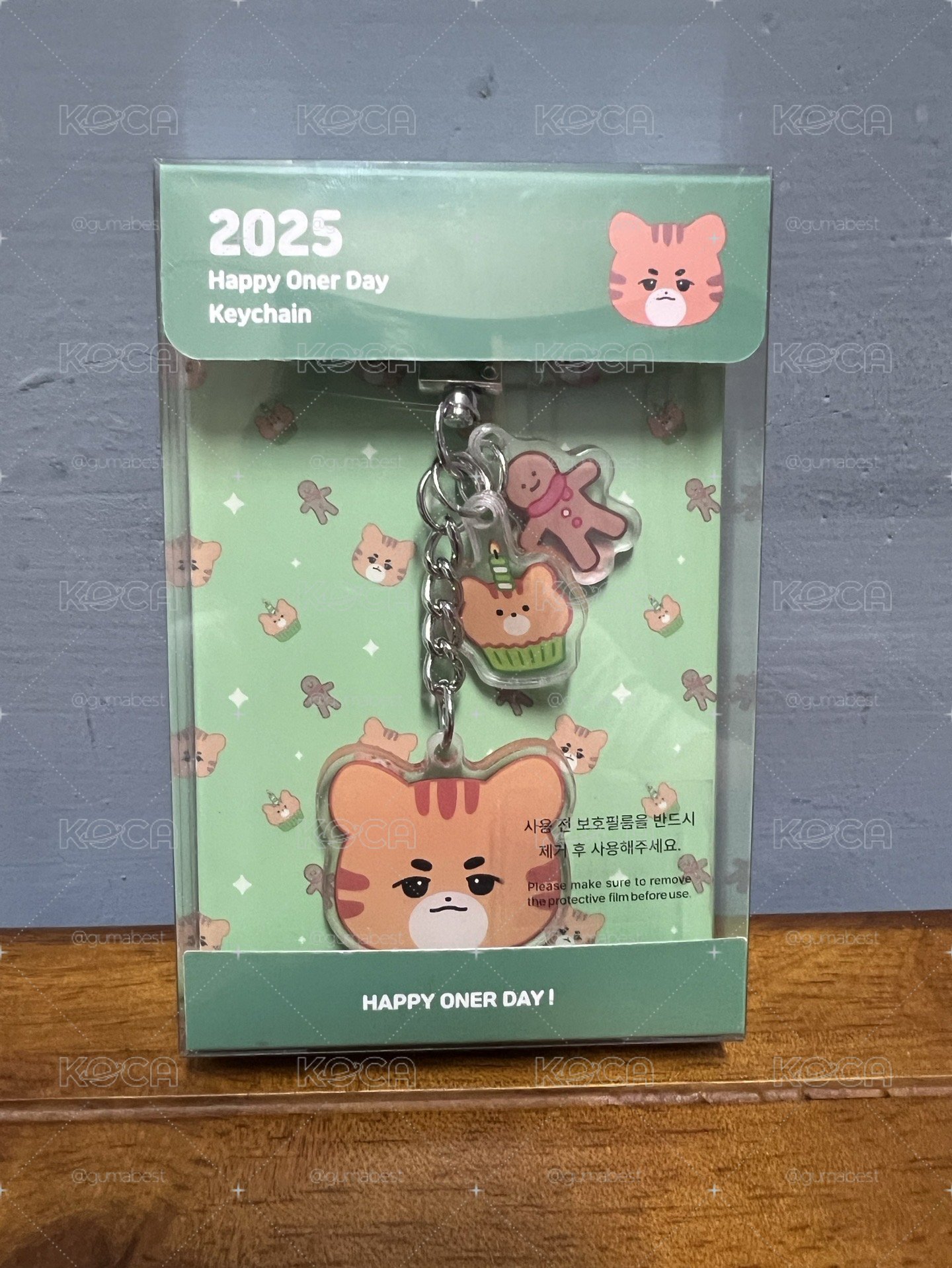 Oner生日鑰匙圈含小卡