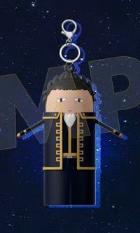 銀魂 認真展 鑰匙圈吊飾 JUSTAWAY