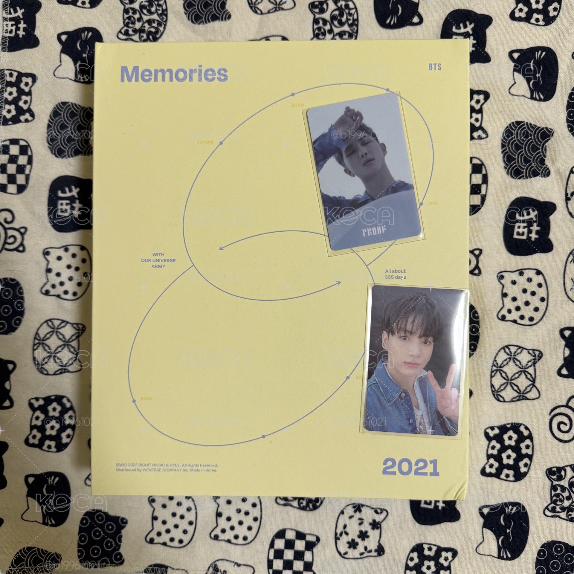 BTS Memories of 2021年 DIGITAL CODE 數位版回憶錄 防彈少年團 田柾國 金南俊