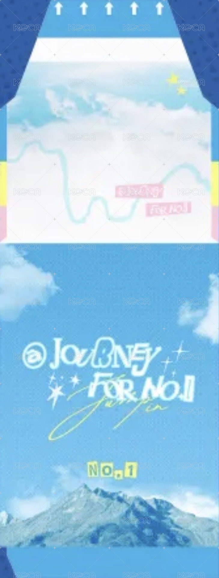 跳地3 PB 隱藏款 周邊卡 偽撕拉拍立得 背面