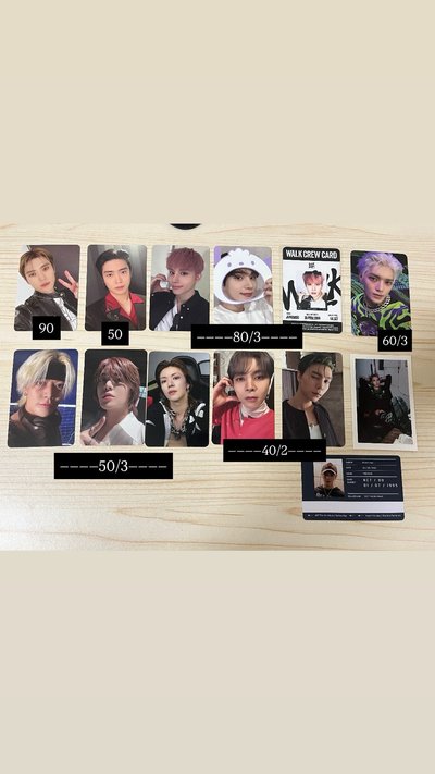 NCT127 鄭在玹李泰容中本悠太徐英浩金廷祐 專卡小卡