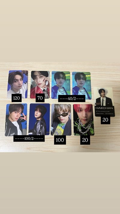 NCT127 NCT dream 李楷燦小卡 haechan