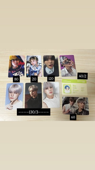 NCT dream 李帝努 jeno 小卡 istj 羅渽民黃仁俊jaemin renjun 