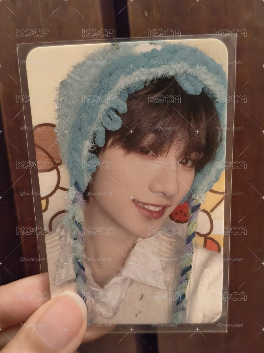 丁程鑫 小島假日藍帽多巴胺