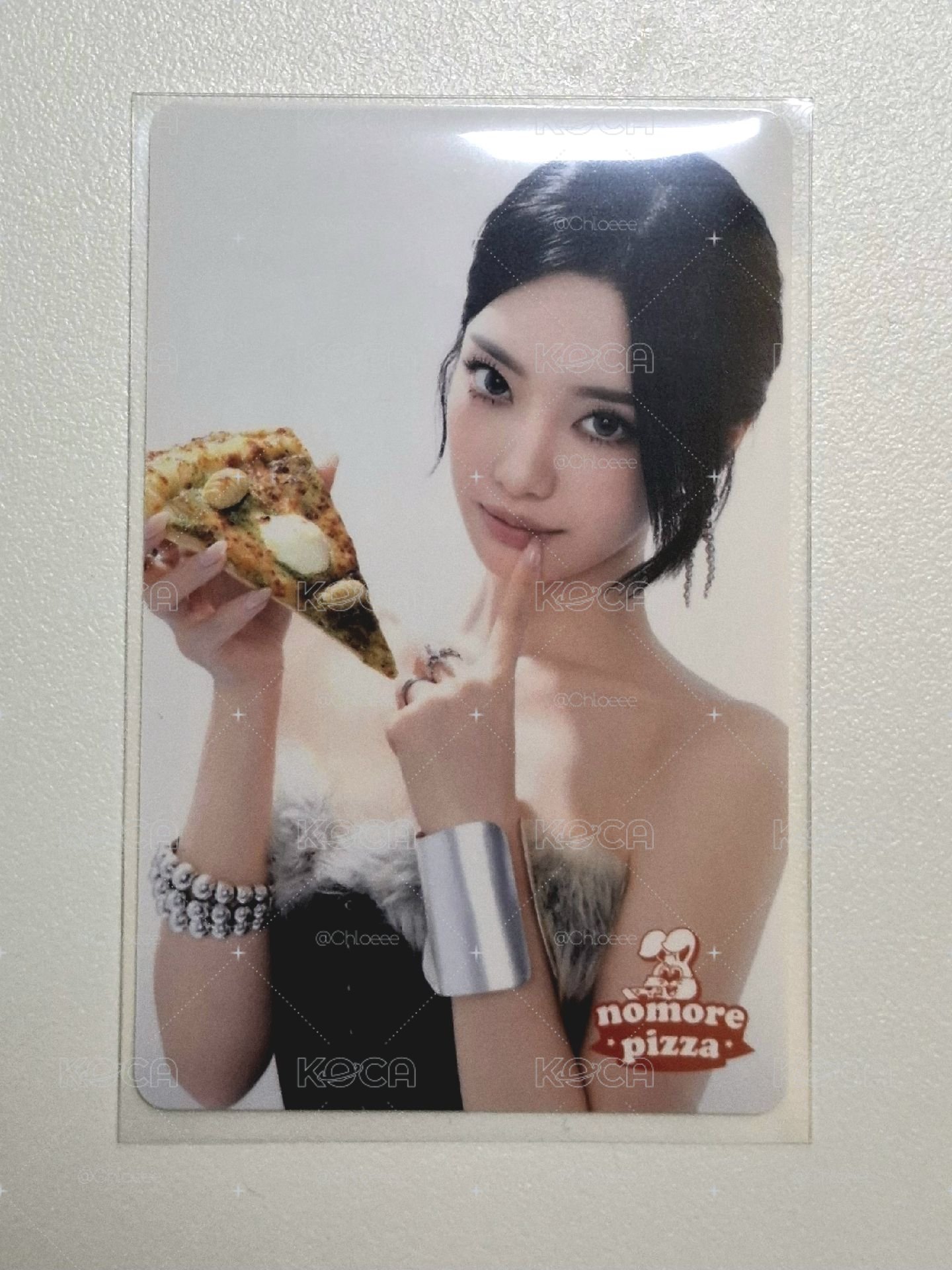 no more pizza 2.0 代言卡 寧