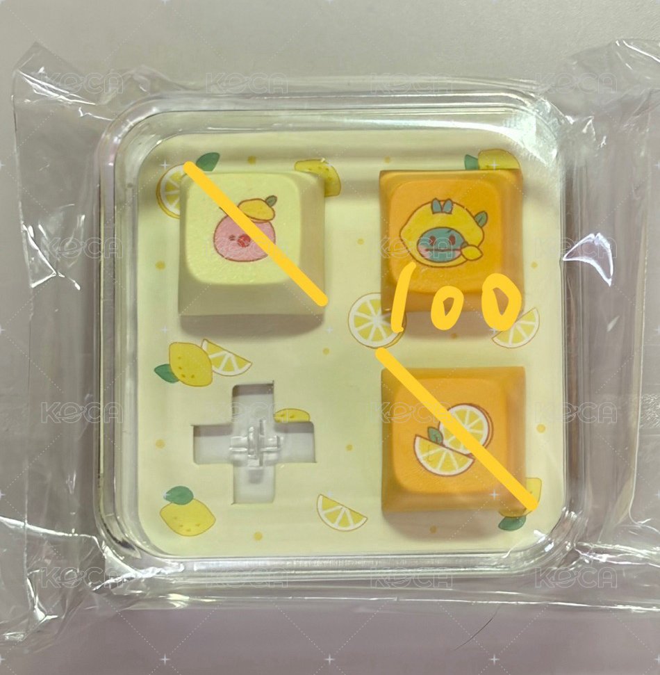 飯控金檸檬鍵帽