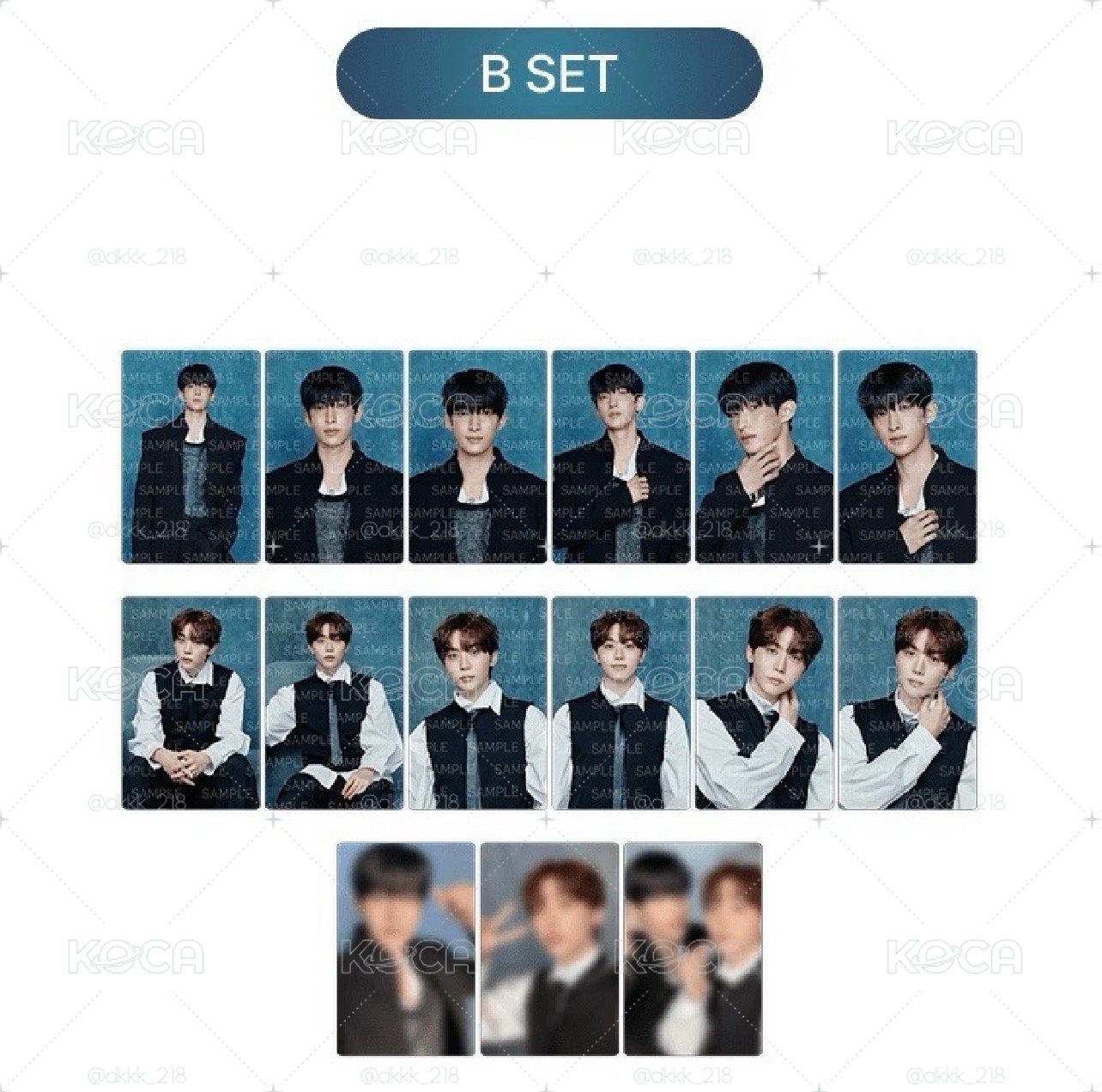 dxs 碩米小卡 B set