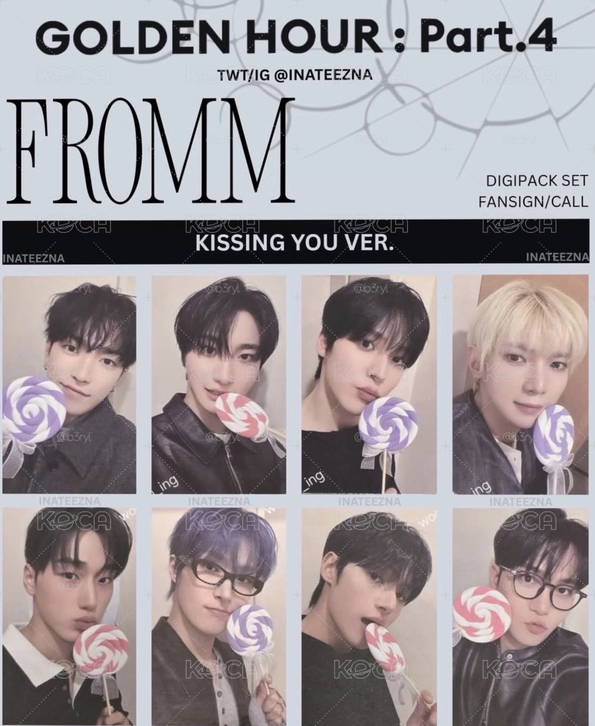 (非現，請記得確認商品說明！) FROMM 4.0 kissing you ver 簽售卡