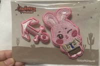 全新未使用 Aniteez 繡線布標別針 咚星