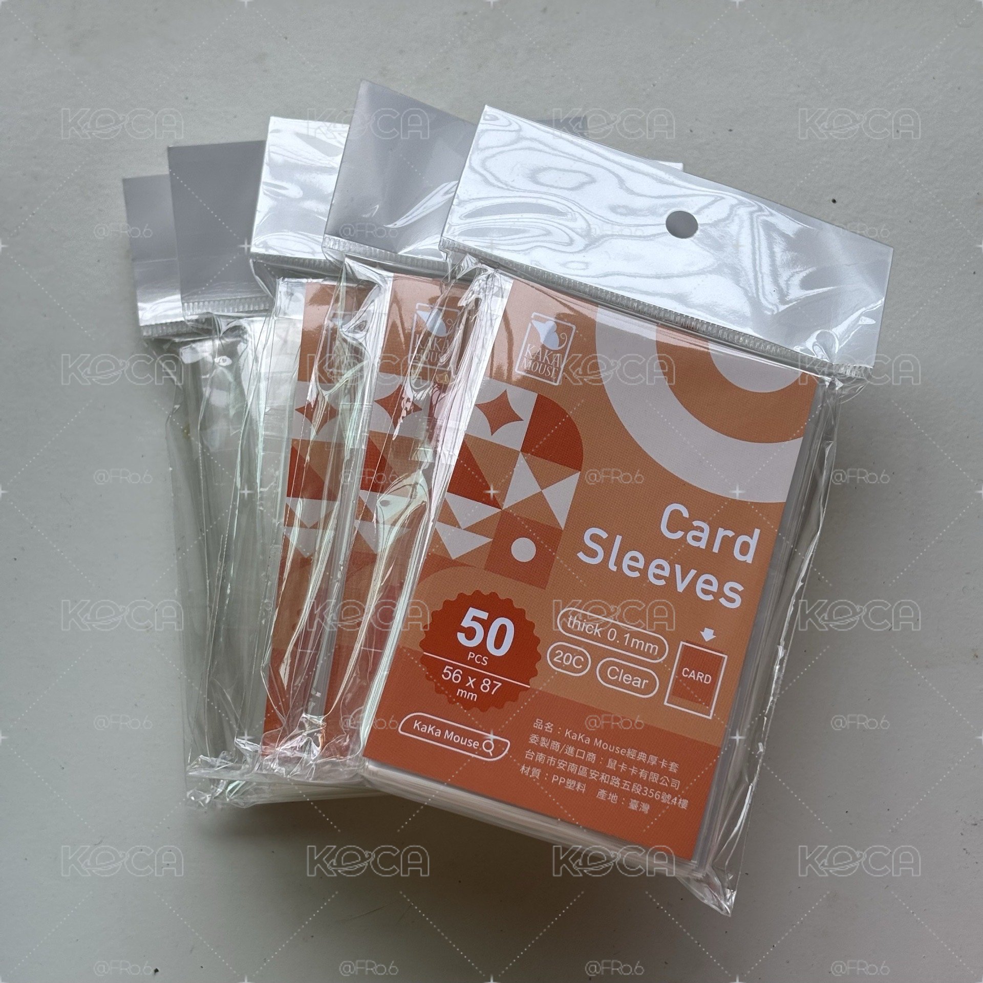 鼠卡卡 卡套 卡膜 貼身款 56*87mm 50入