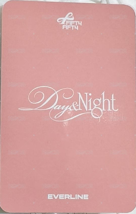 Day & Night el 線上3.0 1:1通話 簽售卡  背面