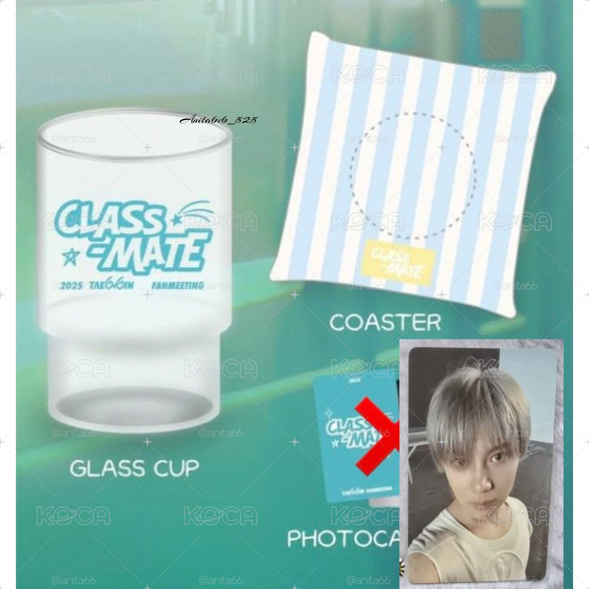 TAEMIN2025 FM玻璃杯（無卡）
