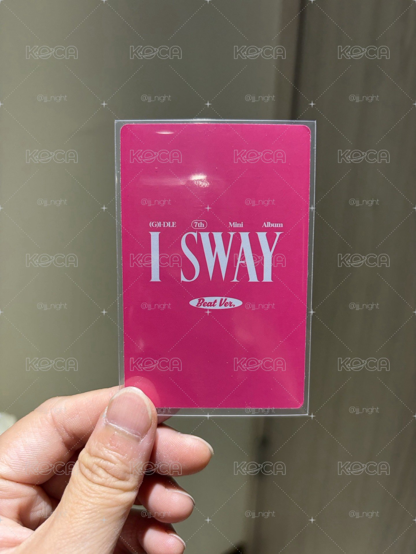 i-dle 舒華 I SWAY 專卡