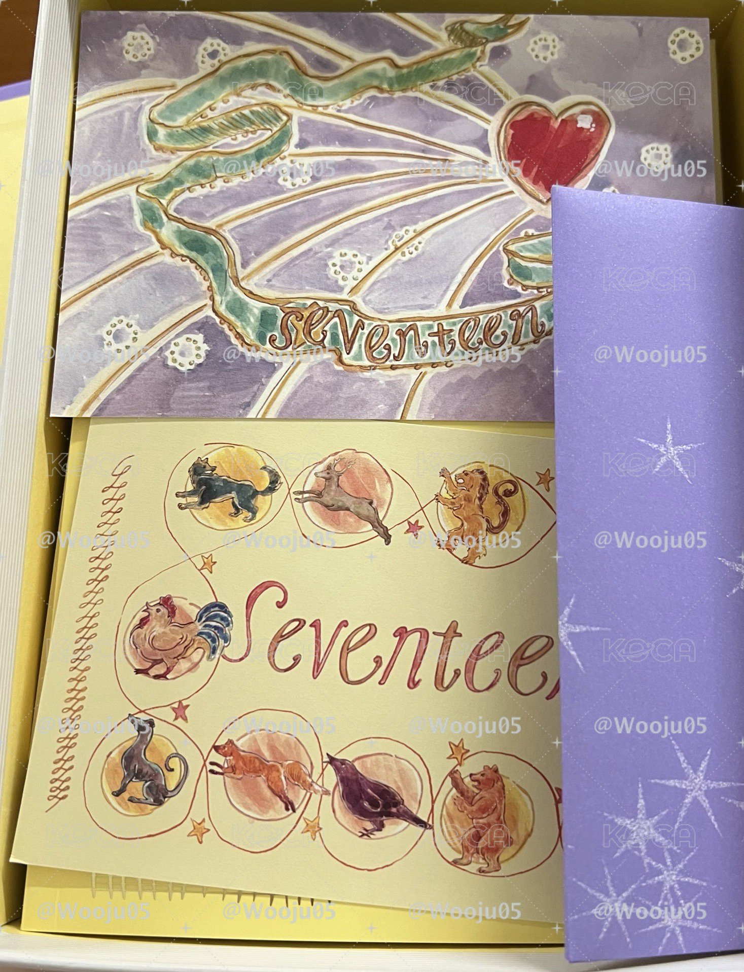 Seventeen 2026台曆套裝 無卡&貼紙的固配套裝