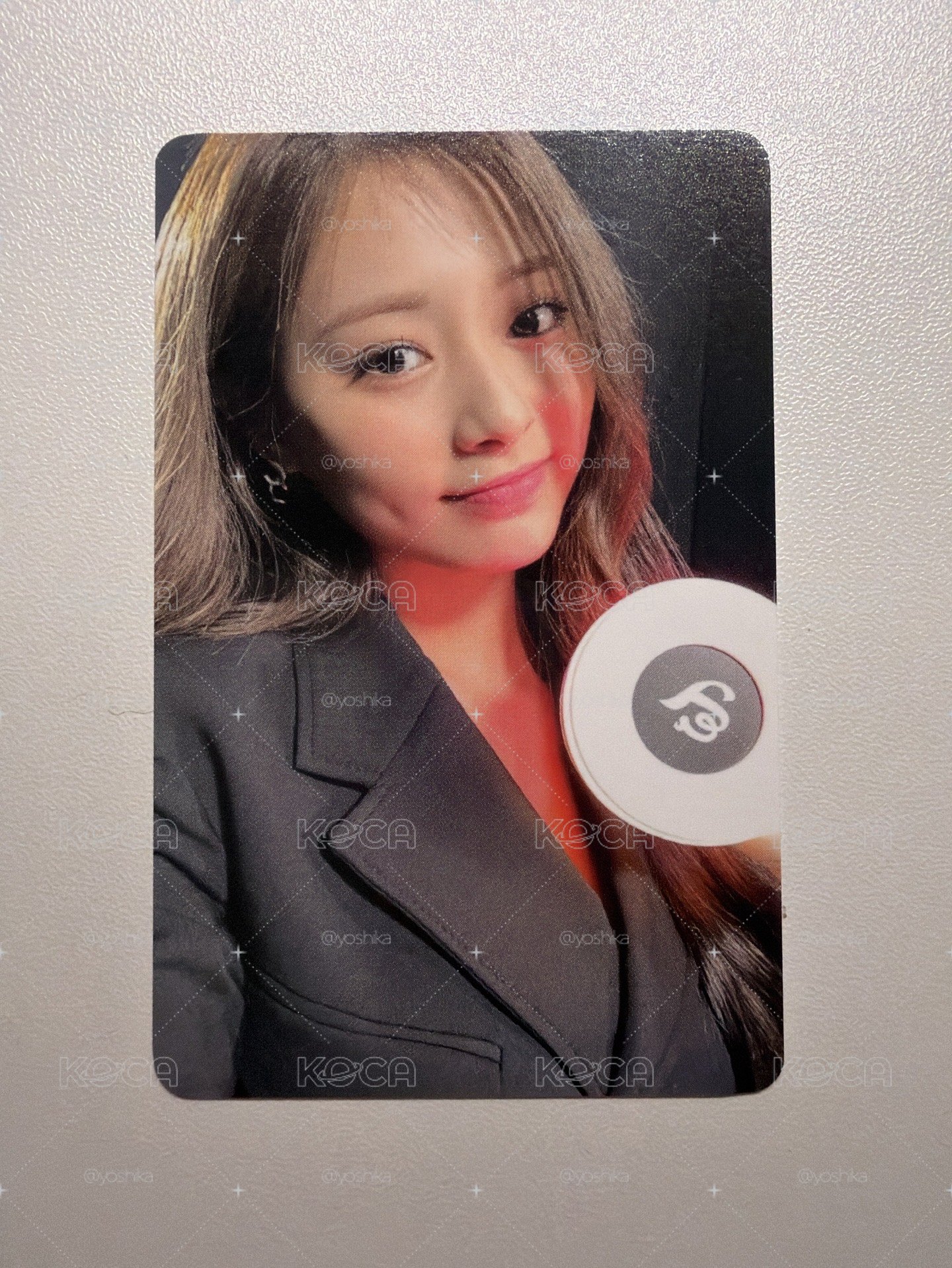 💙台灣女神 子瑜小卡 TWICE 手燈卡 子瑜 手燈 wm 特典卡 