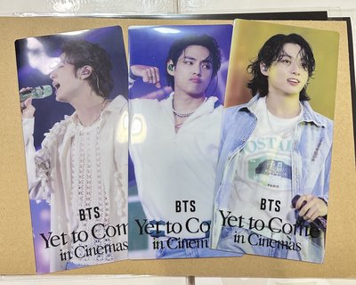 BTS Yet to come 日本 電影 特典 票夾