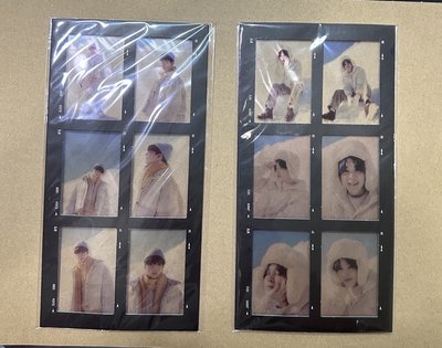 BTS 2021 冬寫 六格底片