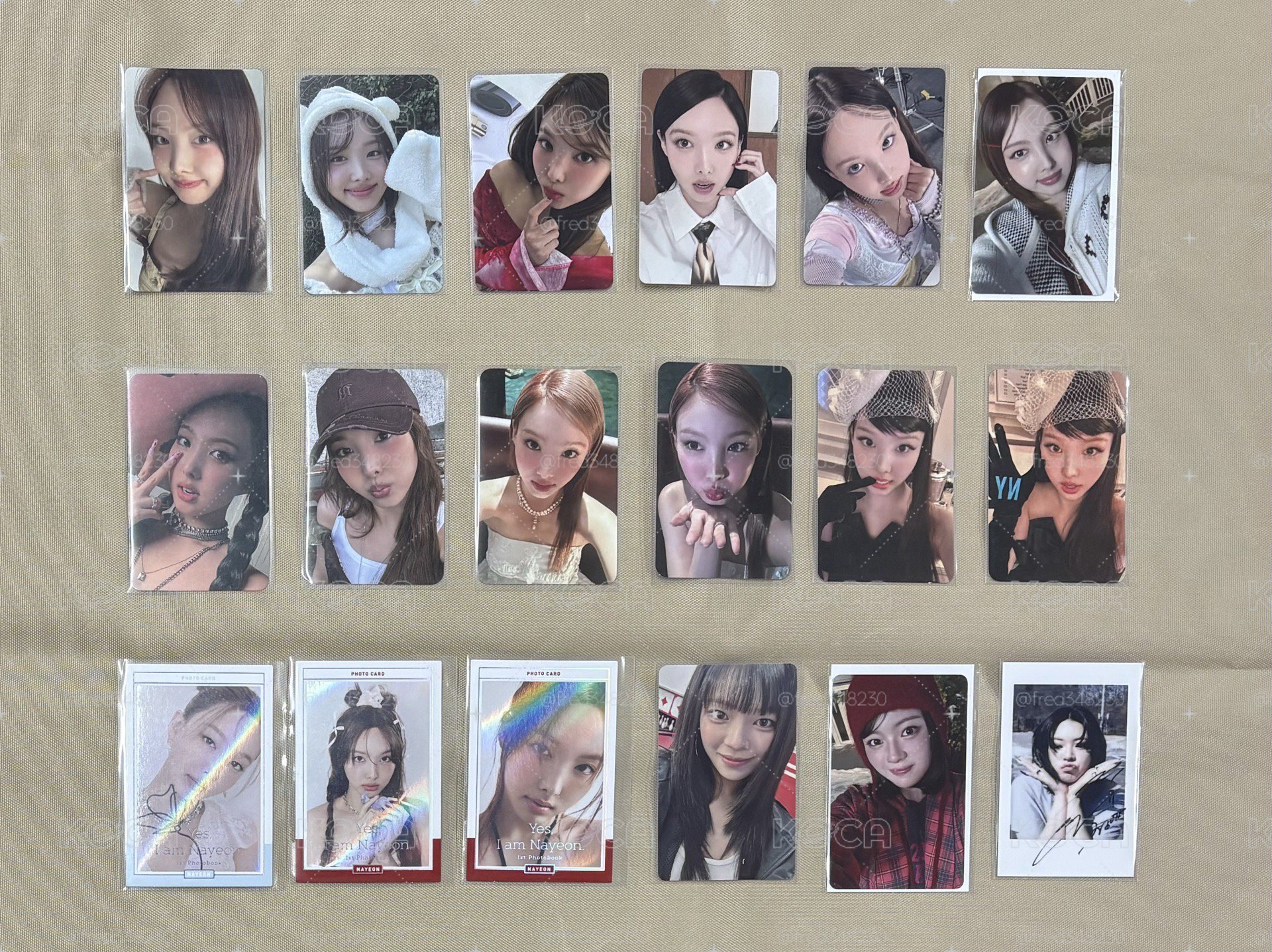 TWICE 娜璉 定延 小卡 特典