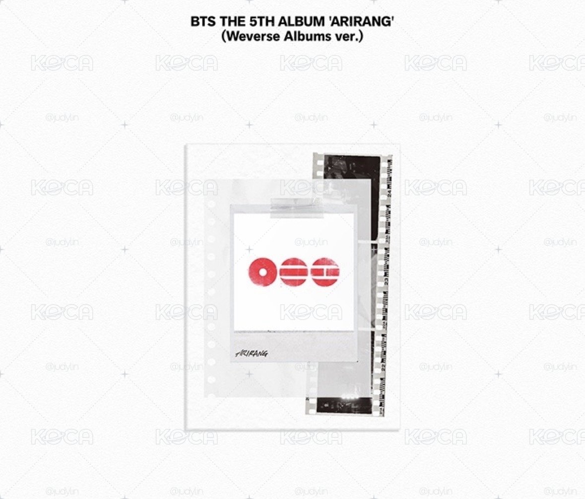 （現貨）BTS ARIRANG未拆專一套4張wvs版本(含特典）